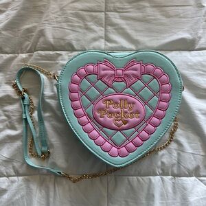 cakeworthy polly pocket heart purse